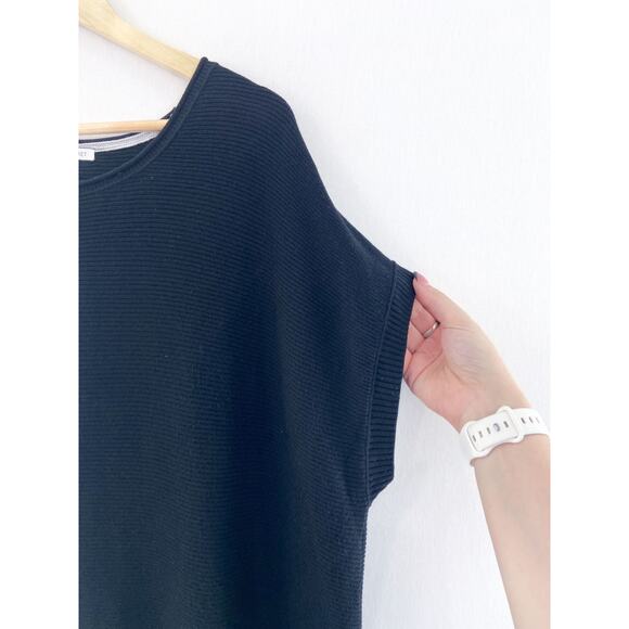 Victoria's Secret Black Knit Slouchy Oversized Cashmere Blend Sweater Large - Picture 4 of 6